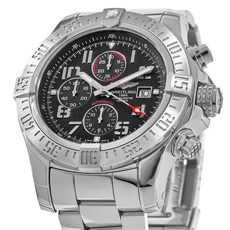 ebay breitling super avenger ii chronograph|breitling chrono avenger price.